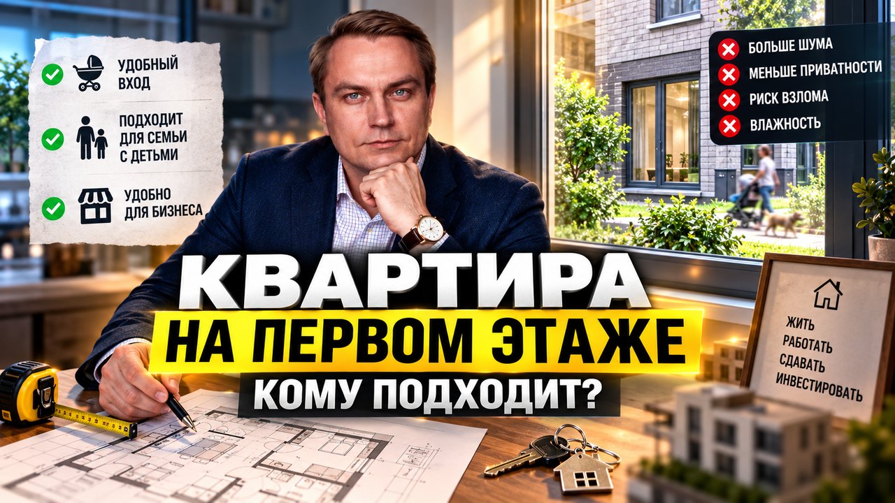 Первый этаж в новостройке: кому подходит и что проверить