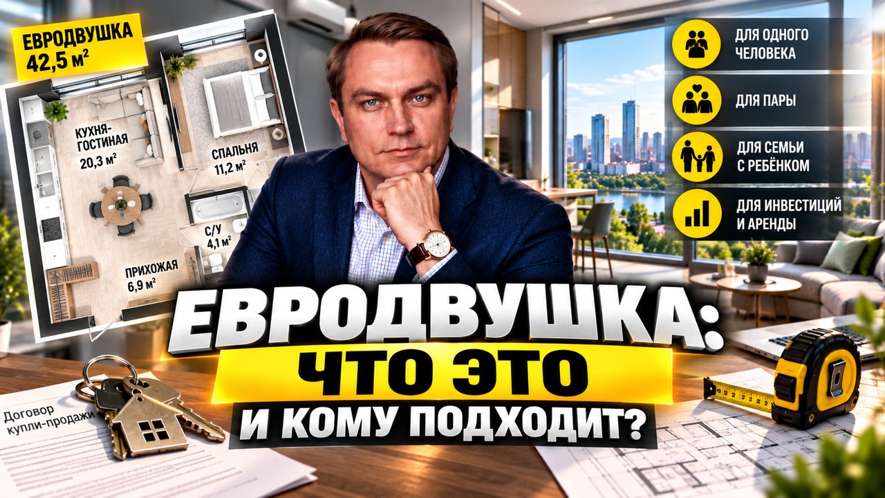 Евродвушка: чем отличается от двушки и кому подходит