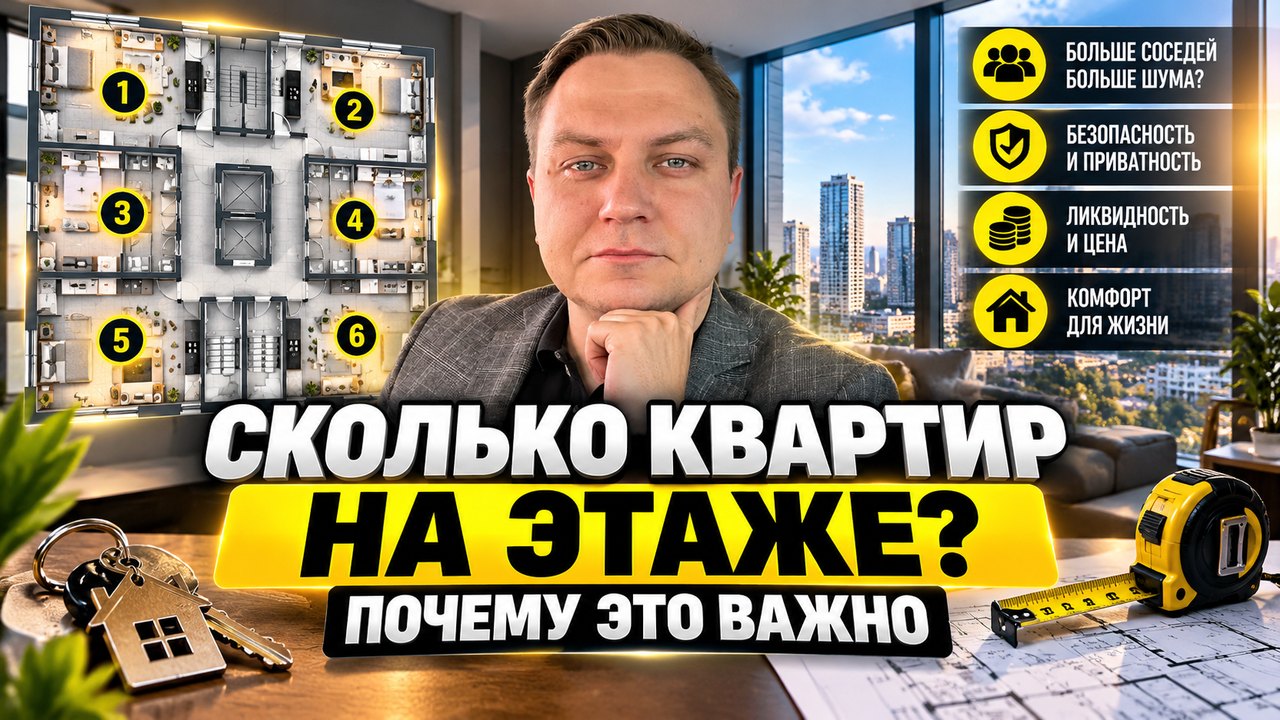Сколько квартир на этаже: норма и как это проверить