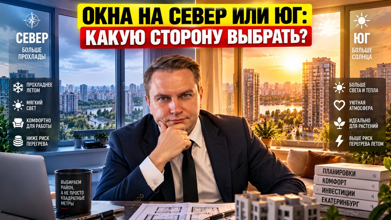Окна на юг или на север: какую сторону квартиры брать