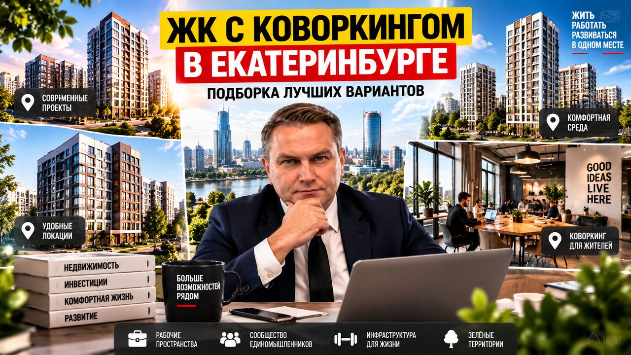 ЖК с коворкингом в Екатеринбурге: где он настоящий