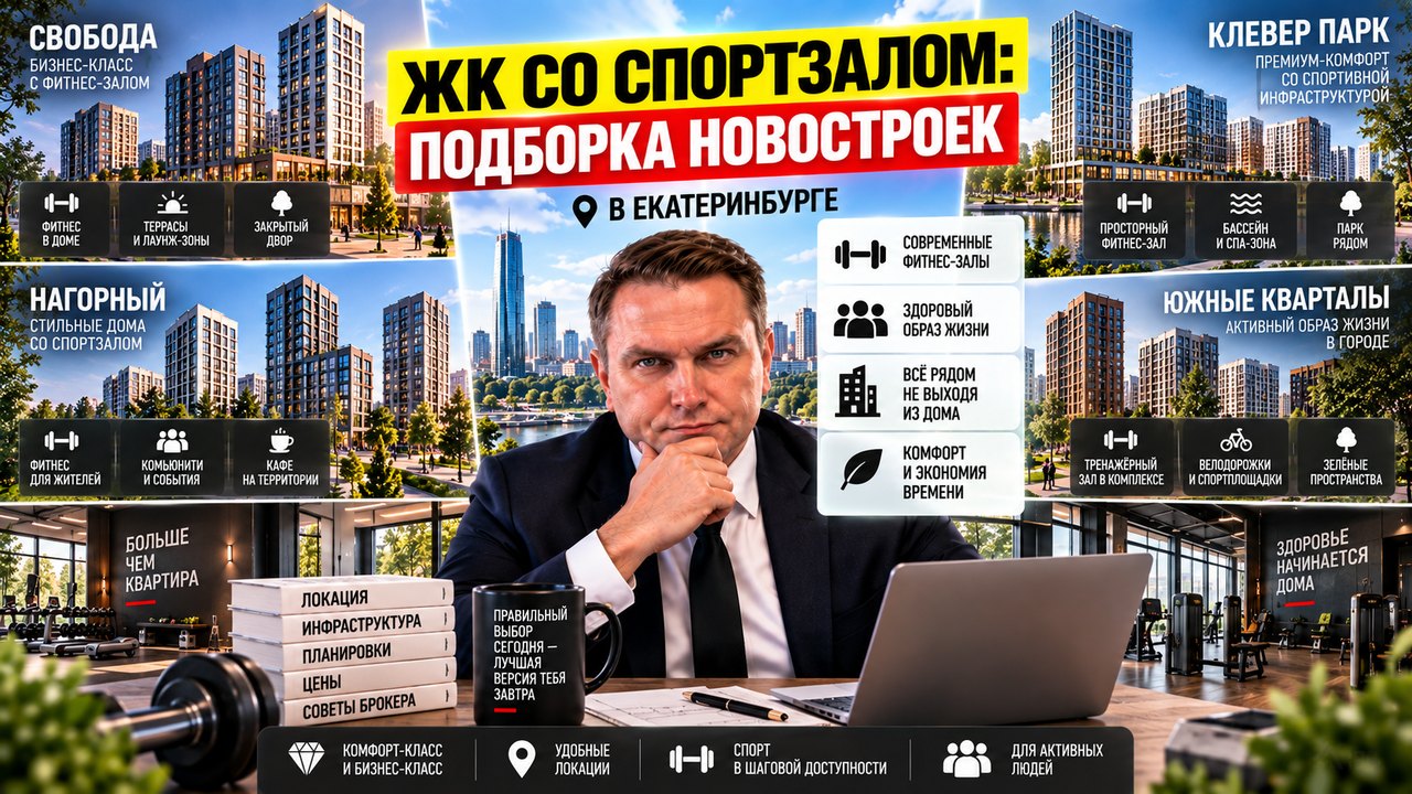 ЖК со спортзалом в Екатеринбурге