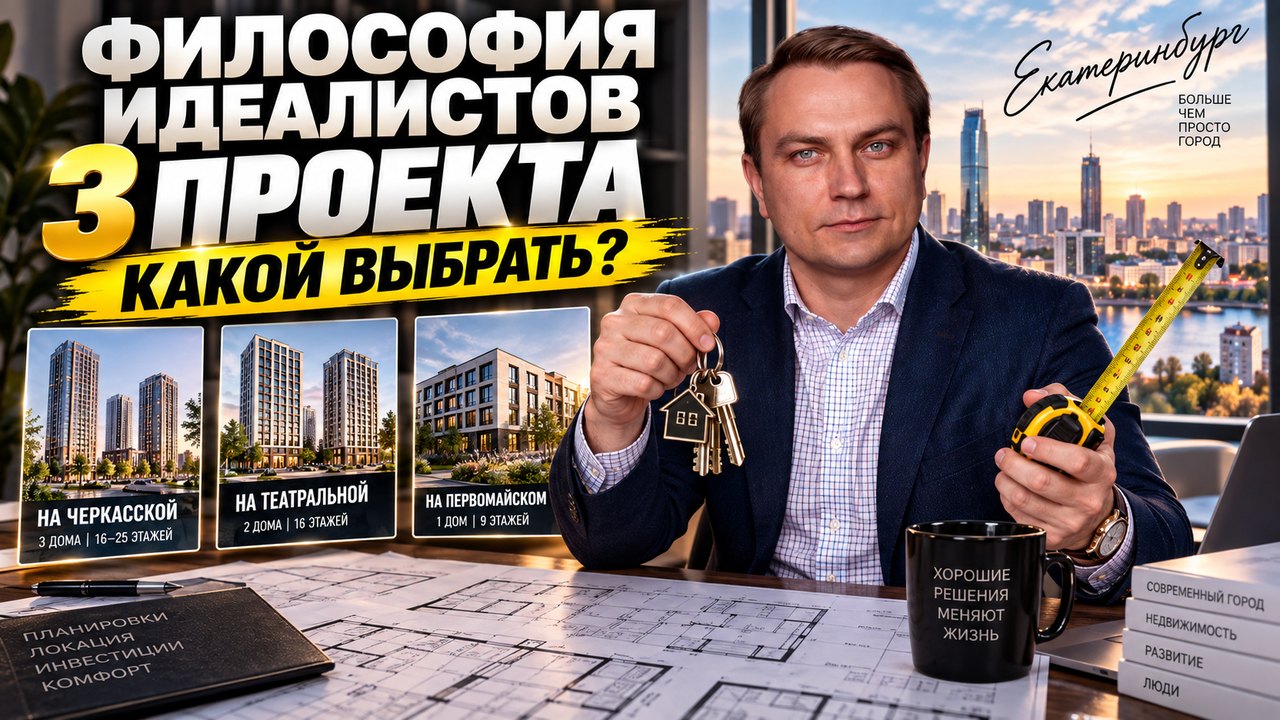 Философия идеалистов на Первомайском, Черкасской и Театральной: какой из трёх проектов выбрать
