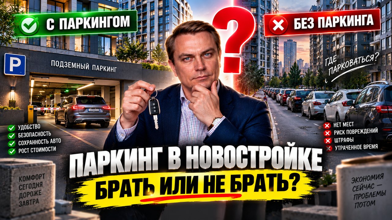 Паркинг в новостройке: какой бывает, сколько мест нужно на дом и как оформляется машино-место