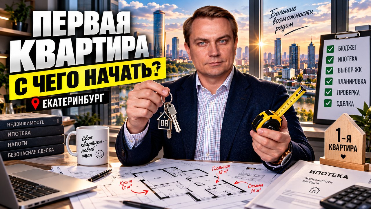 Первая квартира в Екатеринбурге: с чего начать выбор и не наделать ошибок