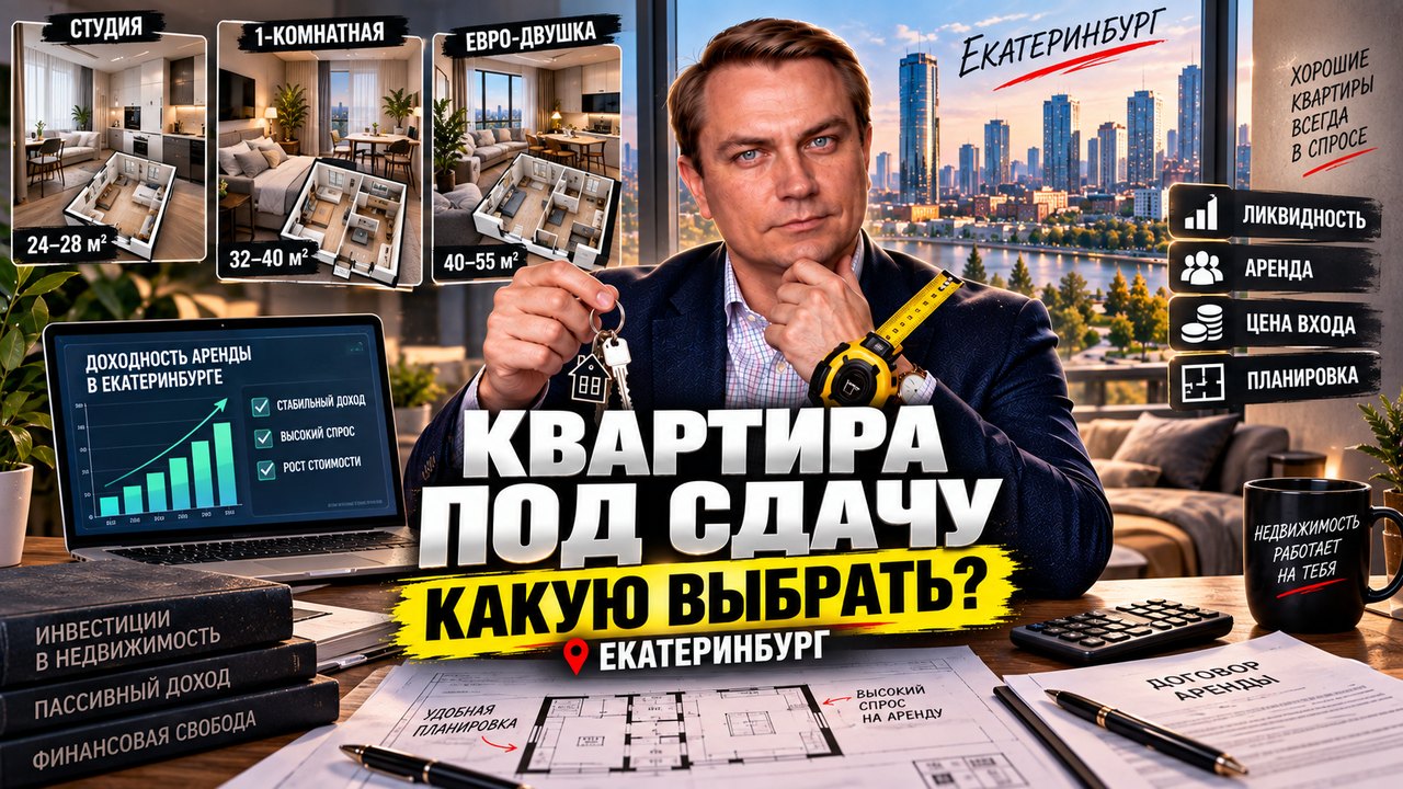 Квартира под сдачу в Екатеринбурге: какую выбрать и в каком районе искать