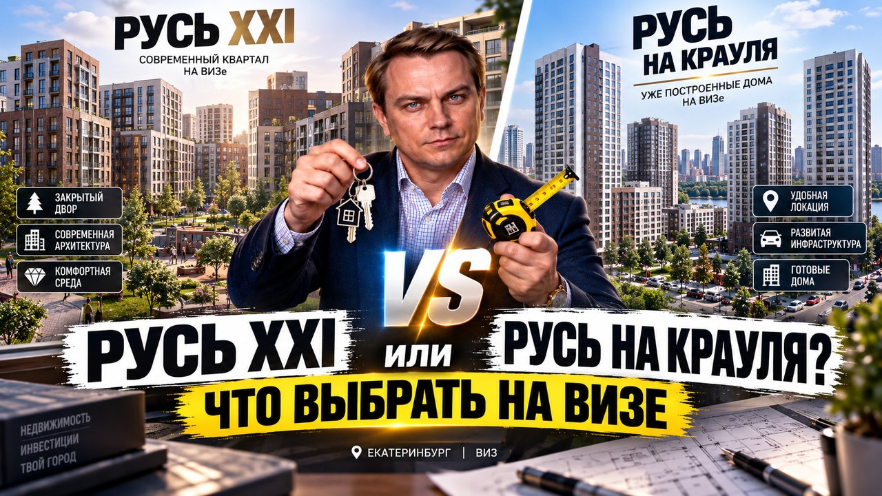 ЖК Русь XXI и Русь на Крауля в Екатеринбурге: чем отличаются два соседних проекта TEN Девелопмент