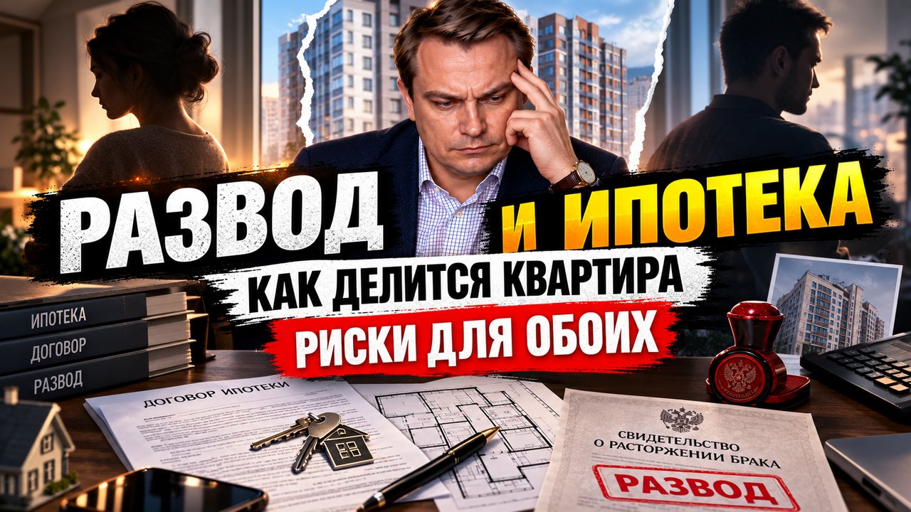 Развод и ипотека: как делится квартира, купленная в браке
