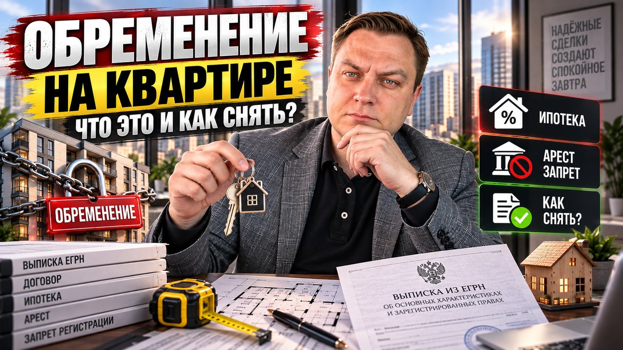 Обременение на квартиру: какие бывают, как увидеть в выписке ЕГРН и как снять