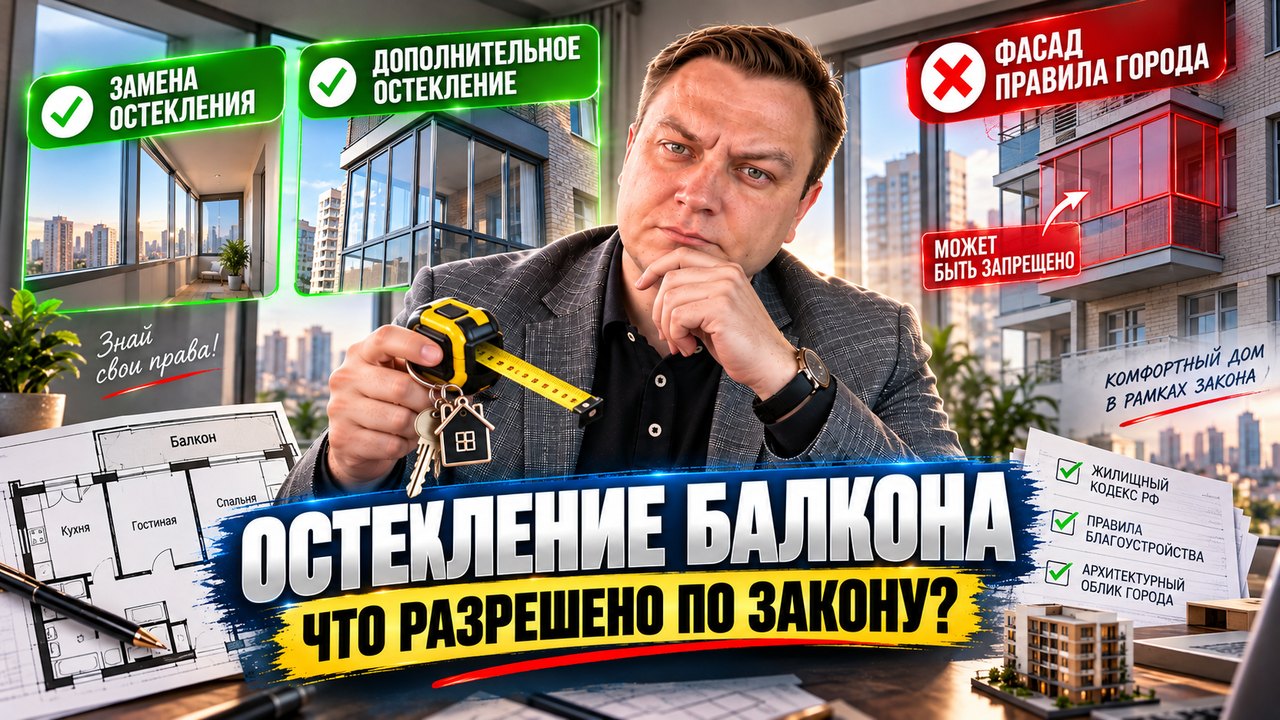 Остекление балкона и лоджии: что разрешено и какое нужно разрешение