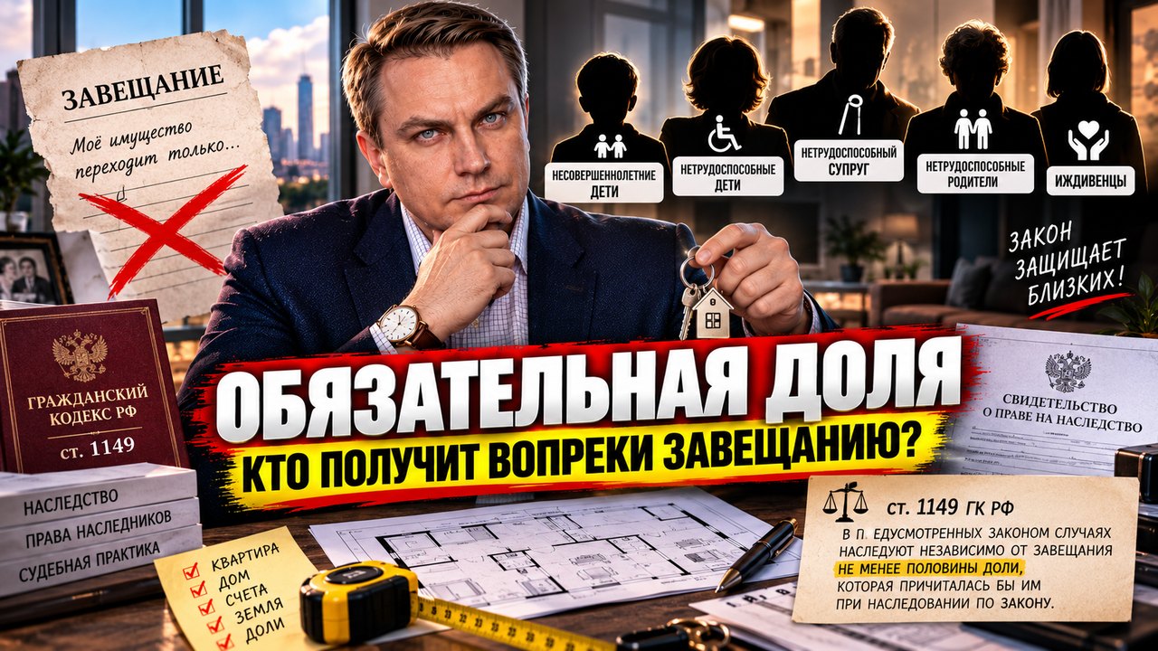 Обязательная доля в квартире: кто получит её по закону