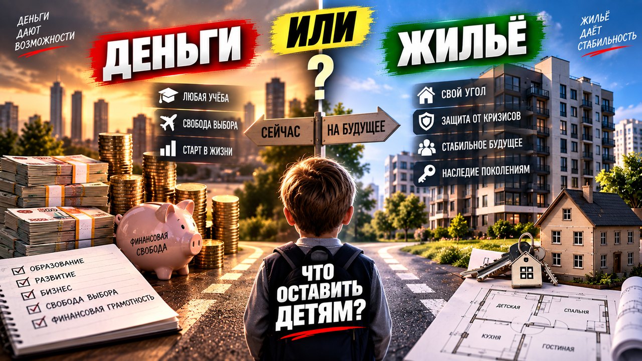 Деньги или квартира детям: что передать и как