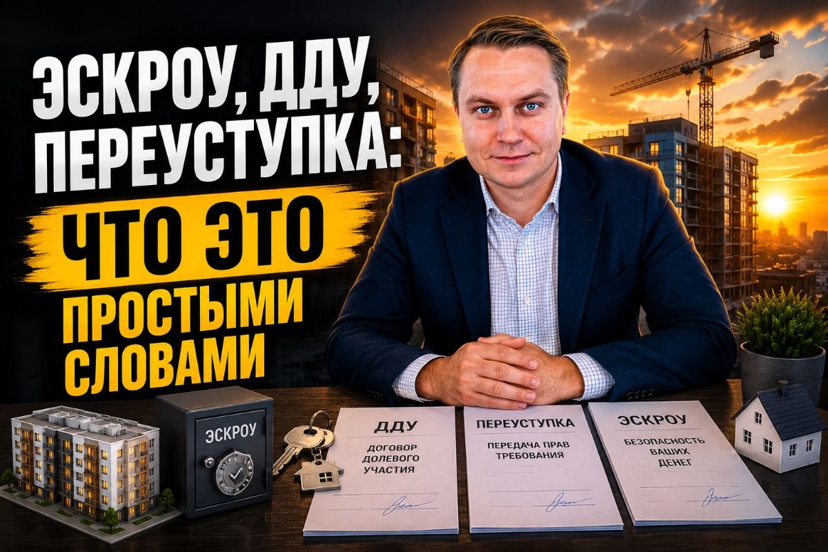 Эскроу, ДДУ, переуступка: что это простыми словами при покупке квартиры