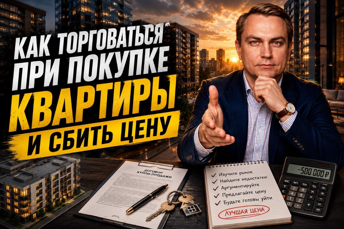 Как торговаться при покупке квартиры и сбить цену