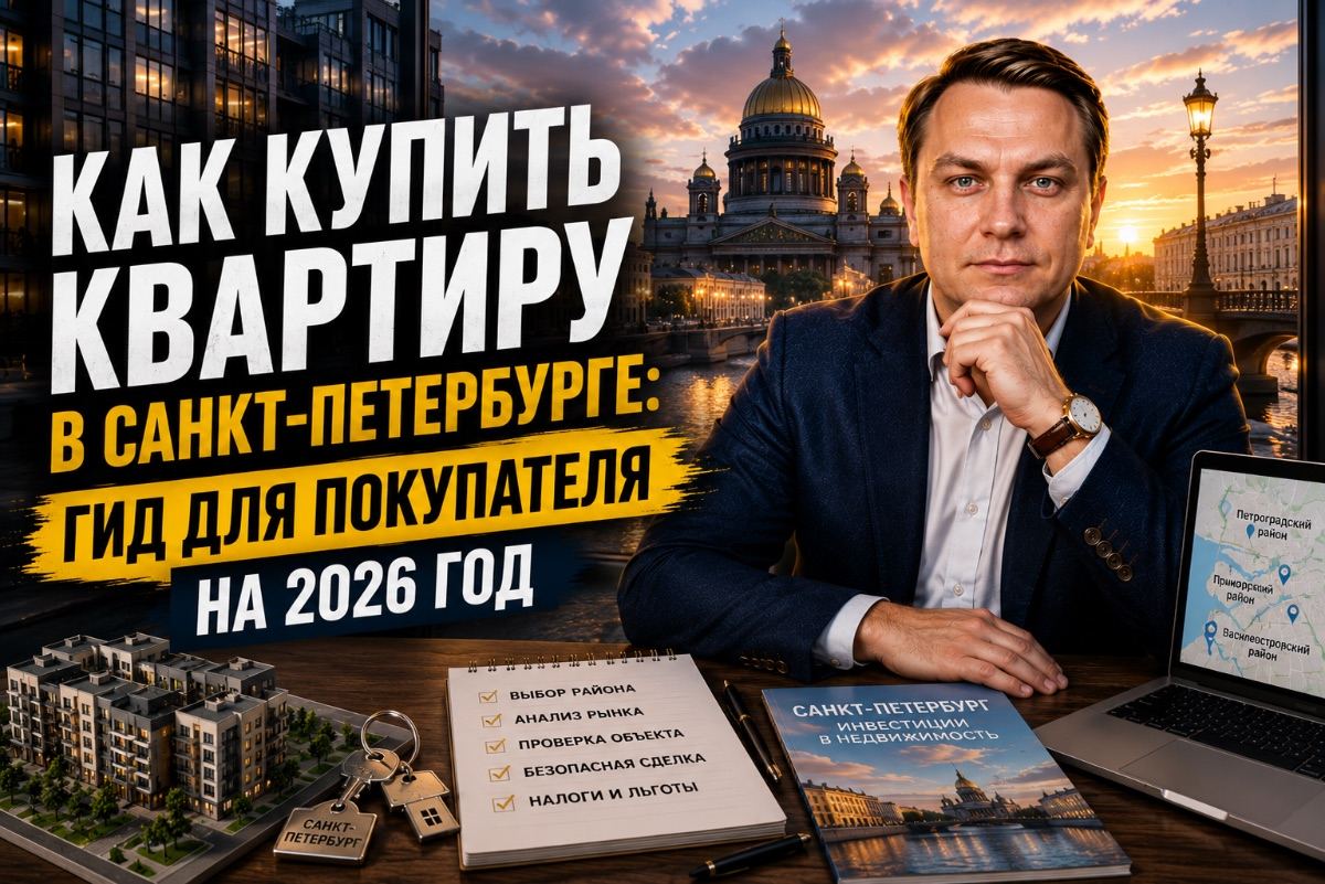 Как купить квартиру в Санкт-Петербурге: гид для покупателя на 2026 год