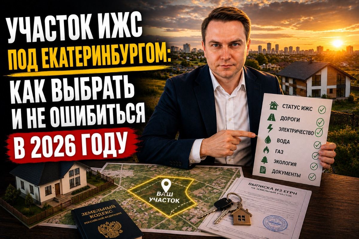 Участок ИЖС под Екатеринбургом: как выбрать и не ошибиться в 2026 году