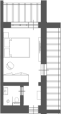 Планировка Студии 28.46 м² в ЖК «Alean Family VOLNA», корпус VOLNA