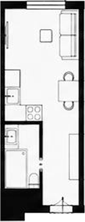 Планировка Студии 19.8 м² в ЖК «Atrium Avenue», корпус А