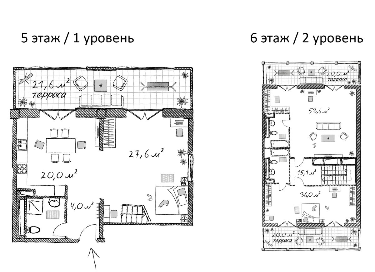 Планировка трёхкомнатная 242.4 м² в ЖК «Сады морей», корпус Альфред Сислей