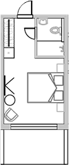 Планировка Студии 30.9 м² в ЖК «Sun Peak», корпус 5