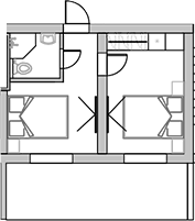 Планировка Студии 36.8 м² в ЖК «Sun Peak», корпус 2