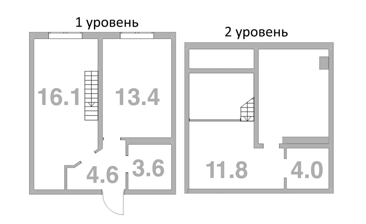 Планировка однокомнатная 56.1 м² в ЖК «Жемчужина Мысхако», корпус 2
