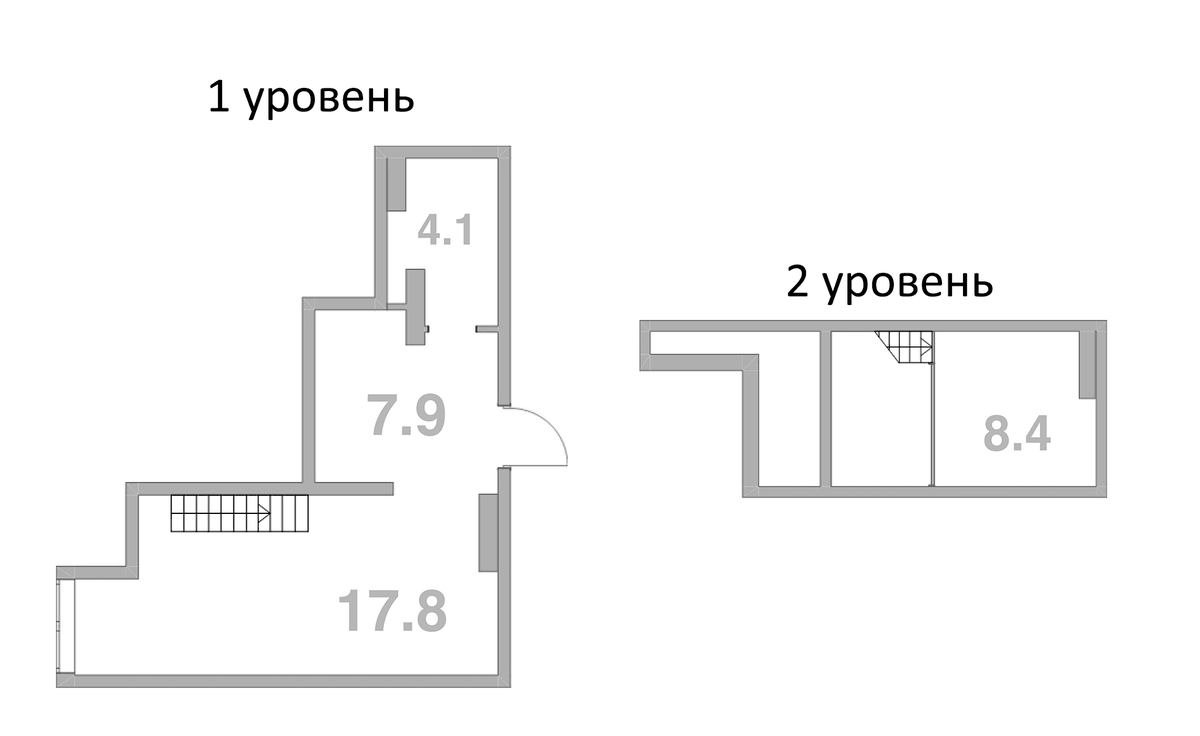 Планировка Студии 51.6 м² в ЖК «Жемчужина Мысхако», корпус 2