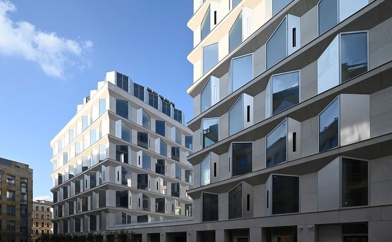 ЖК «A. Residence»: гранёный фасад из мрамора — разбор