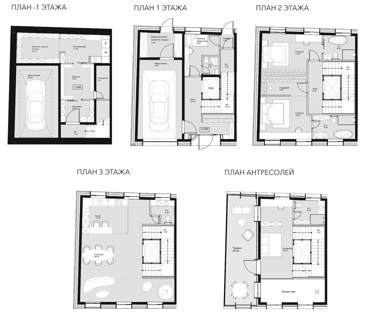 Планировка свободная планировка 325.7 м² в ЖК «Фрайдей Виллас», корпус Фрайдей Вилла
