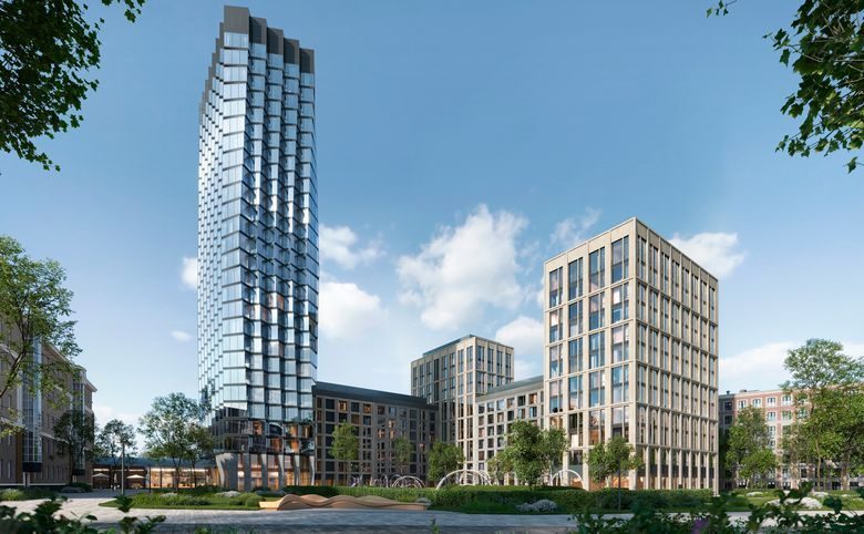 Монблан — Двор — тот самый парк 6 780 м² с амфитеатром и дорожками, а 