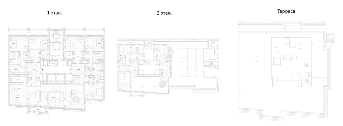 Планировка 7-к.кв 1721.2 м² в ЖК «Резиденция 1864», корпус 1