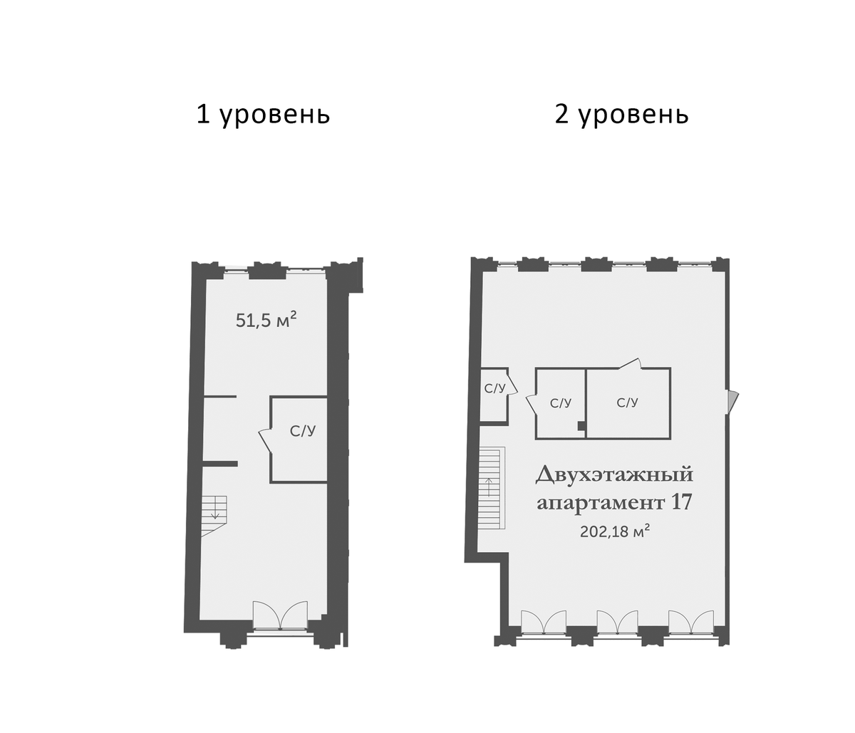 Планировка свободная планировка 202.18 м² в ЖК «Аструм», корпус 1