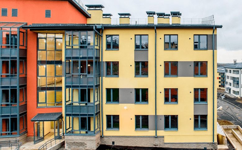 EcoCity — Входная группа с панорамным остеклением — тот самый скандина