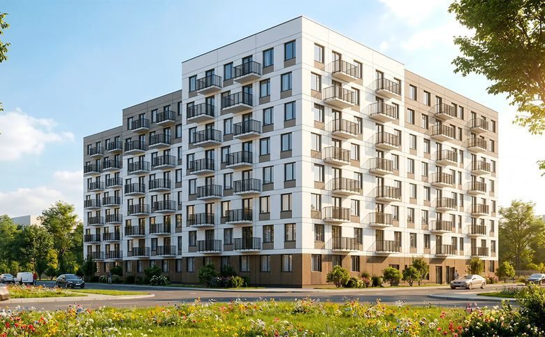 Квинта — Угловой фасад дома — за это вы платите: панельная облицовка