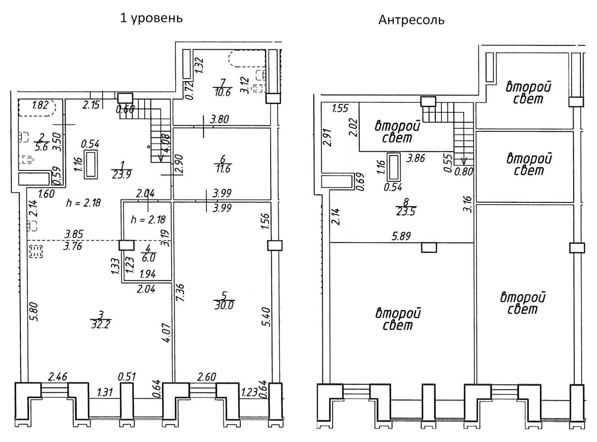 Планировка евротрёшка (3Е) 152.5 м² в ЖК «Светлановский 45», корпус 1