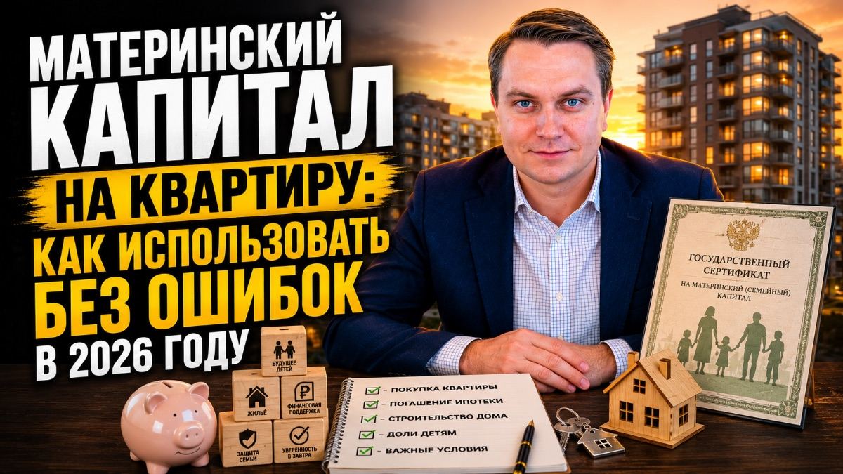 Материнский капитал на квартиру: как использовать без ошибок в 2026 году