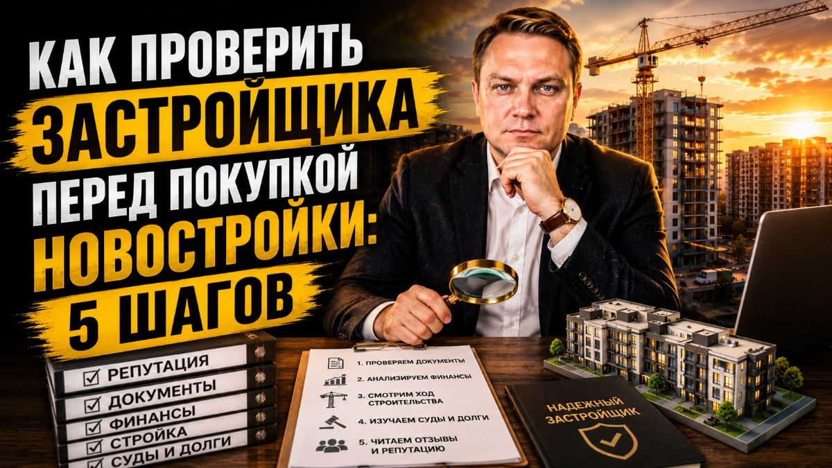 Как проверить застройщика перед покупкой новостройки: 5 шагов
