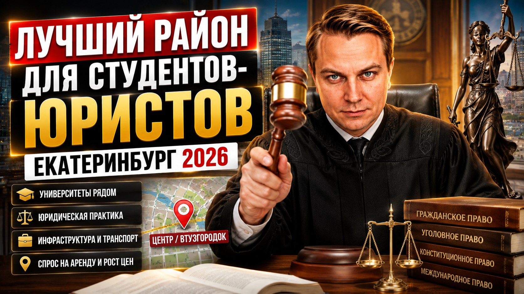 Лучший район для студентов-юристов УрГЮУ