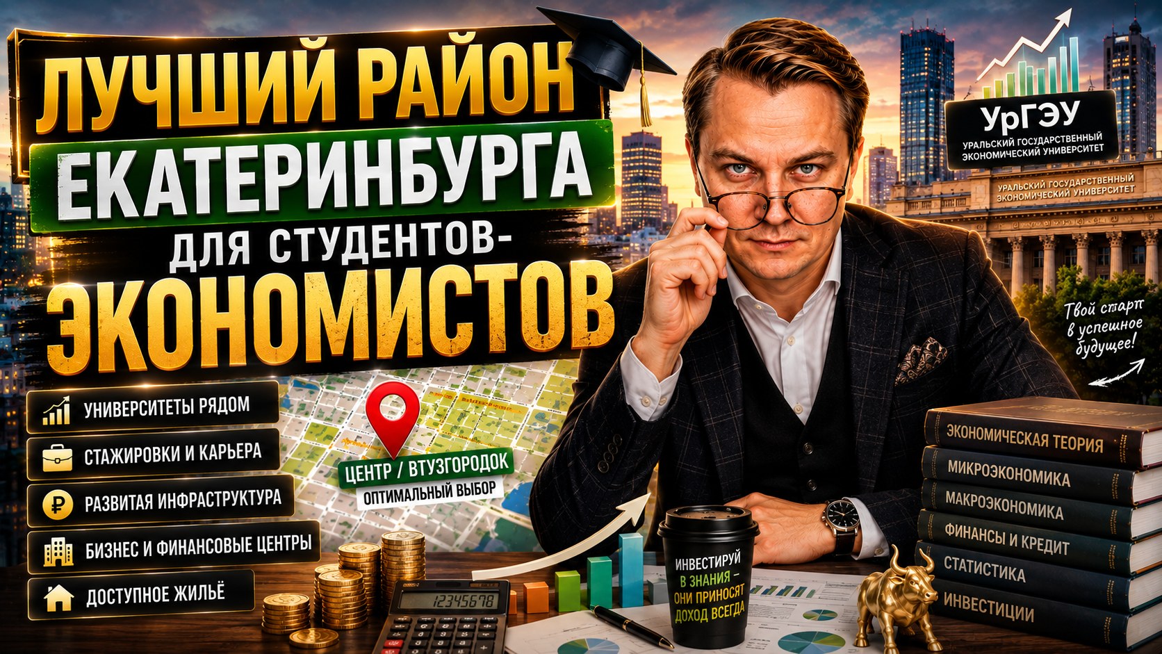 Лучший район для студентов-экономистов УрГЭУ