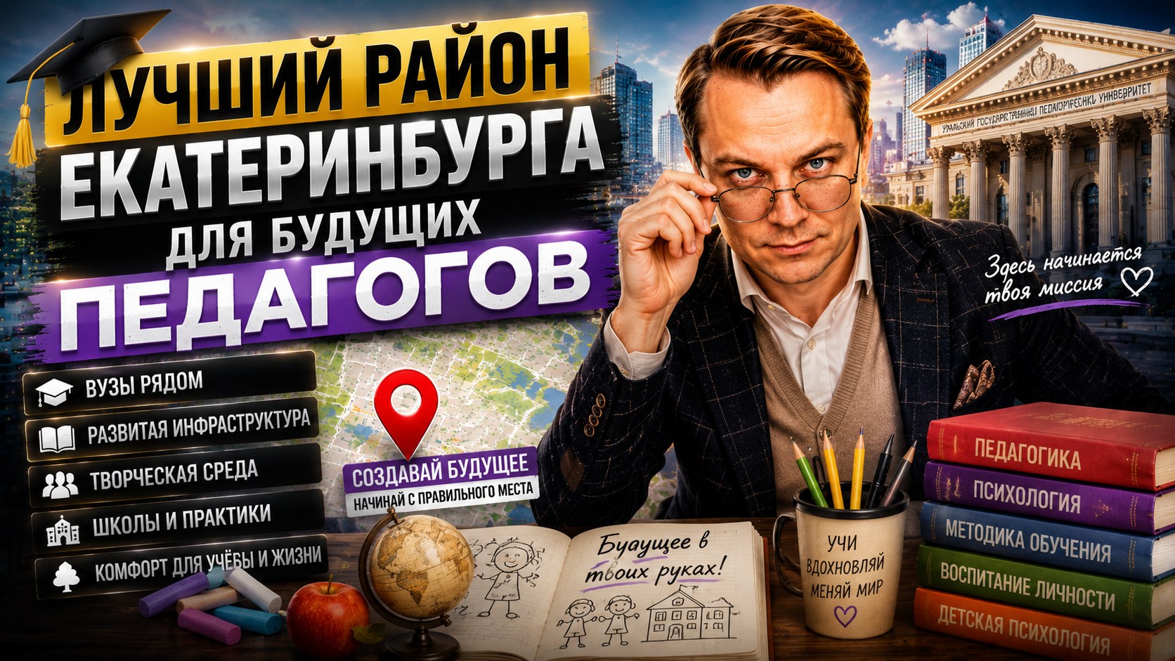 Лучший район для студентов-педагогов УрГПУ