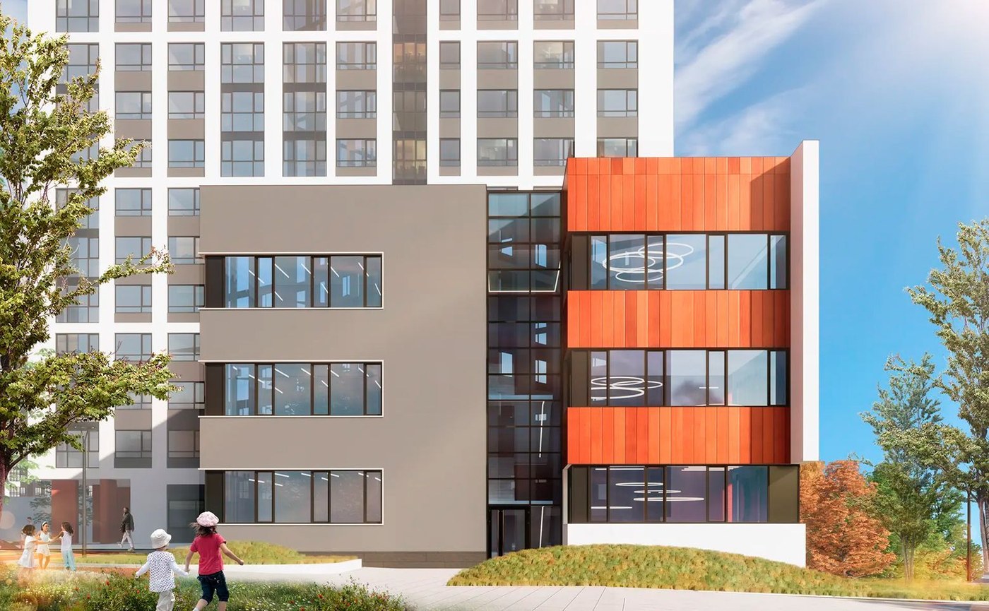 ЖК Repin Towers Атомстройкомплекс: двор