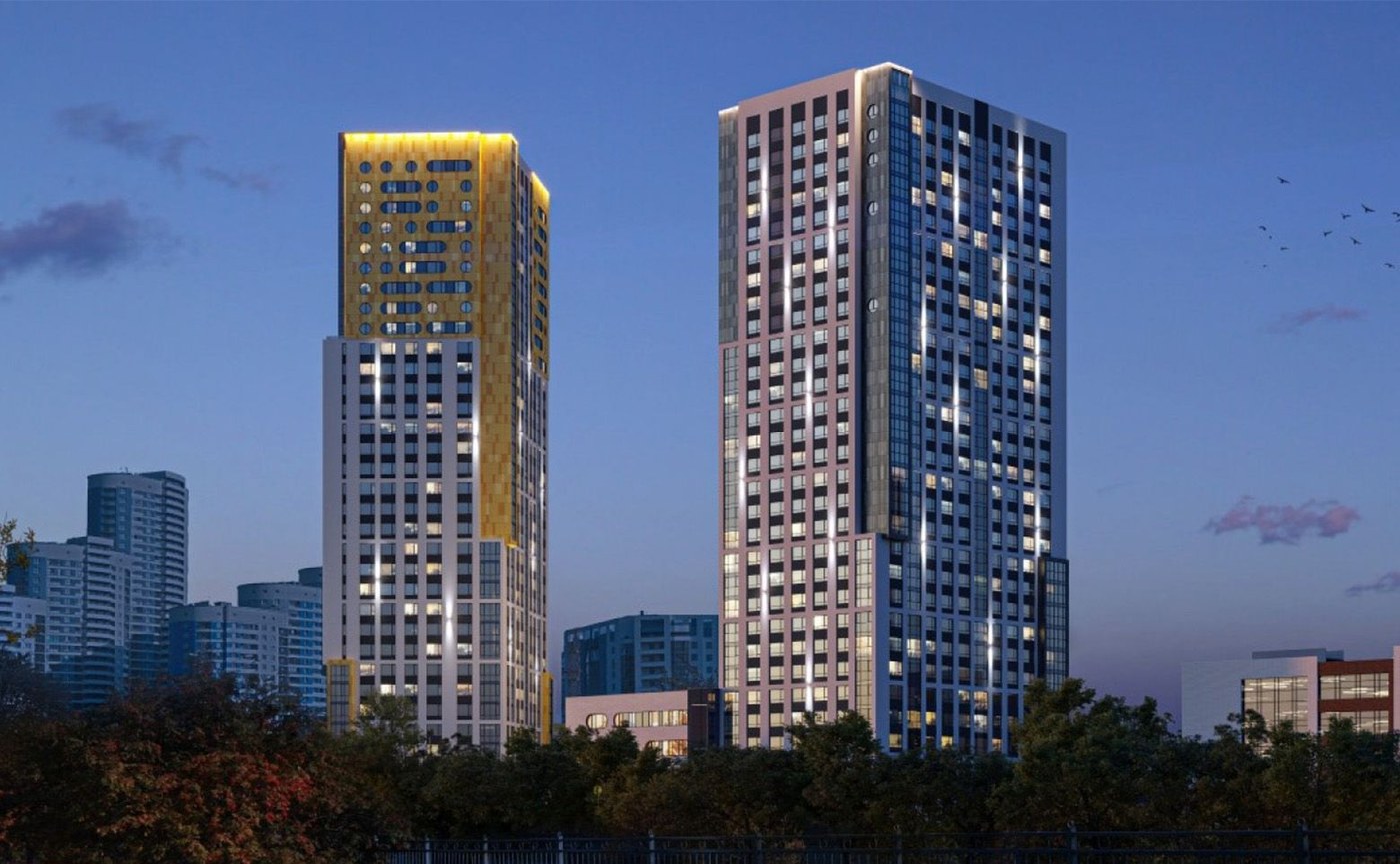 ЖК Repin Towers СКМ: двор