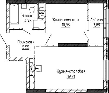 Планировка в ЖК Твинс